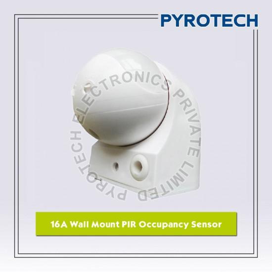 White 16A Wall Mount PIR Occupancy Sensor, for Industrial, Automatic Grade : Automatic