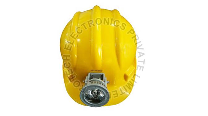 Battery LED Helmet Light, Input Voltage : 140-270V AC