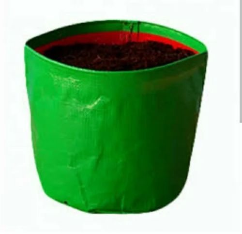 Green 9X9 Inch HDPE Grow Bag