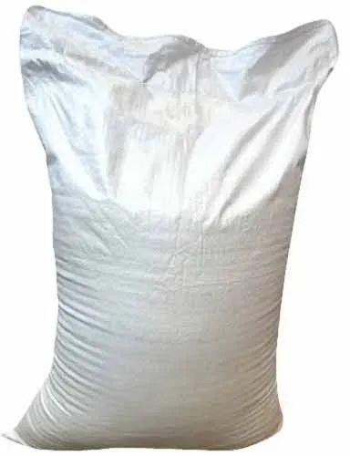 White Plain Polypropylene Woven Sack Bag, for Industrial Use