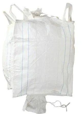 White Top Skirt Bottom Spout FIBC Bag, for Packaging, Storage Capacity : 1250kg