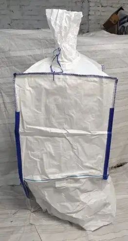 White Plain Woven Jumbo Bag, for Packaging, Storage Capacity : 1000 to 2000kg