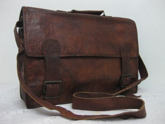 Leather Laptop Backpack