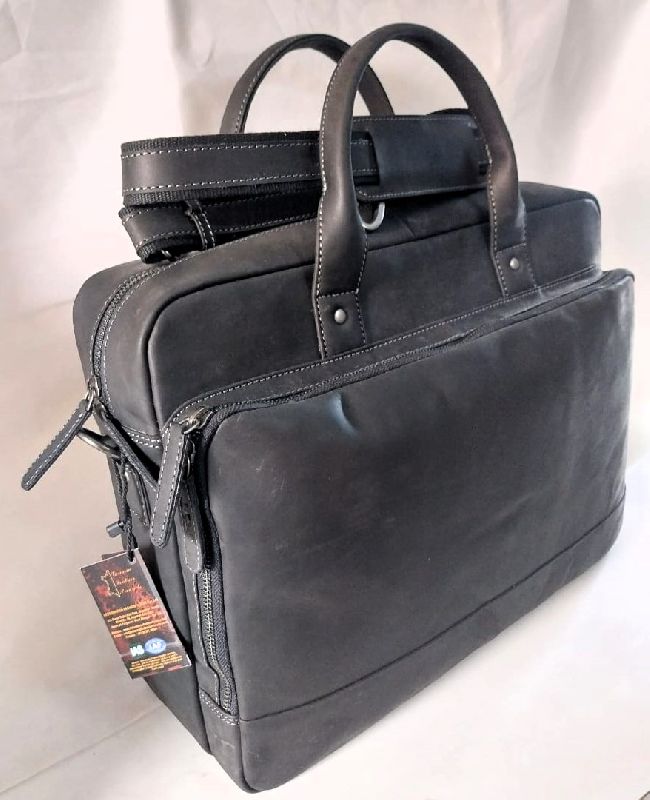 Leather Laptop Backpack