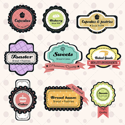 Printed Paper Bakery Label, Packaging Type : Roll