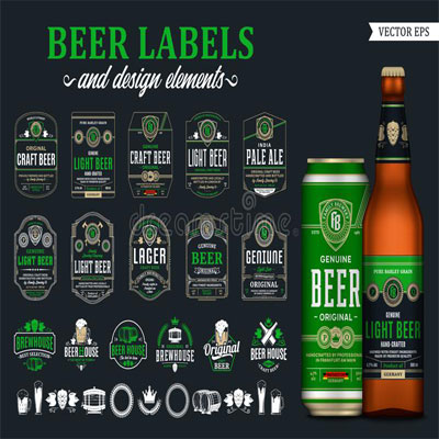 Multicolor Glossy Lamination Printed Beer Bottle Labels, Packaging Type : Roll