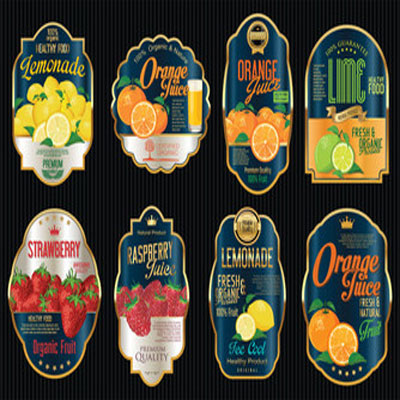 Printed Glossy Lamination Paper Fruit Labels, Packaging Type : Roll