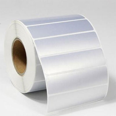 White Plain Glossy Lamination Polyester Barcode Label, for Labeling Of Bottles, Packaging Type : Roll