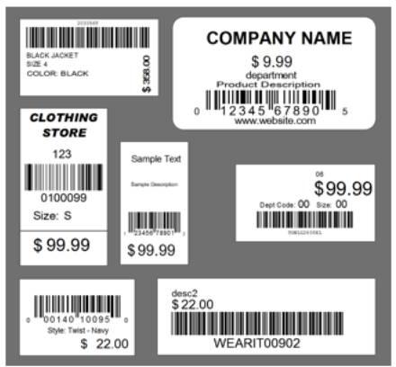 Printed Paper Retail Barcode Label, Packaging Type : Roll