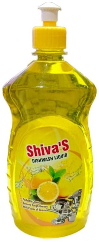 Shiva's Chemical Lemon Extract 500ml Dishwash Liquid, Packaging Type : Plastic Bottle