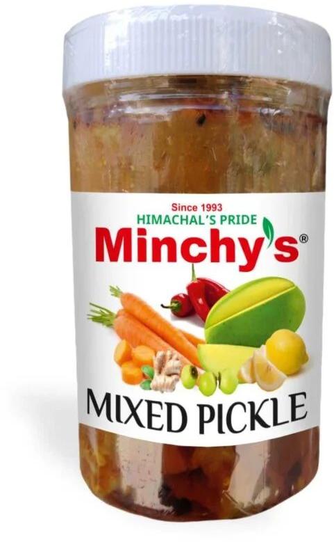 Minchy's Mixed Pickle, Packaging Size : 500gm, 1000gm