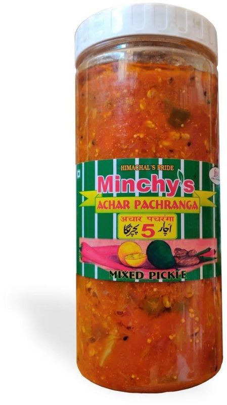 Minchy's Pachranga Pickle, Packaging Size : 1000gm