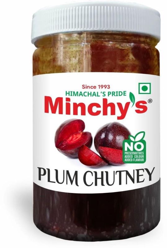 Minchy's Plum Chutney, Packaging Type : Plastic Container