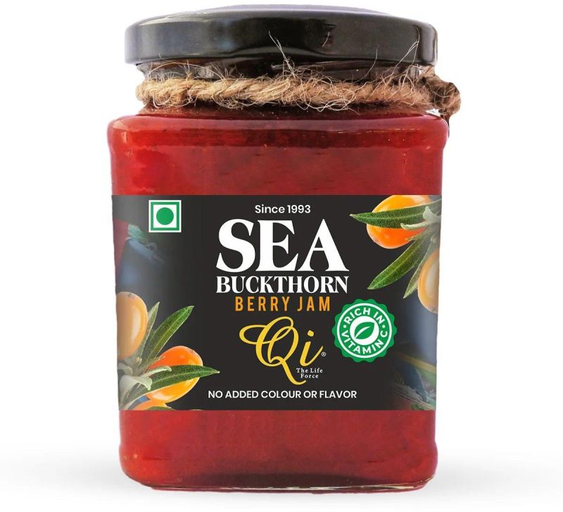 Qi Sea Buckthorn Berry Jam, For Eating, Shelf Life : 12 Months From Date Of Mfg.