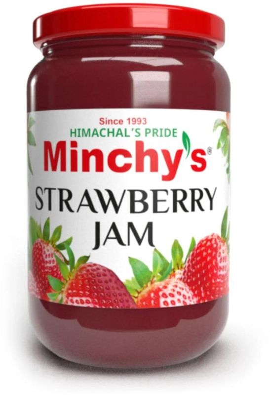 Minchy's Strawberry Jam, Packaging Size : 500gm