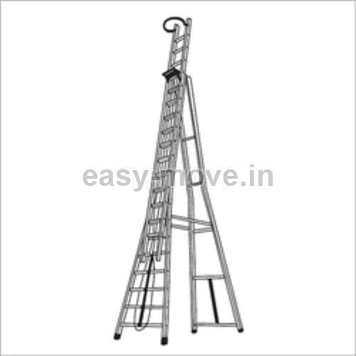 Grey Aluminum Road Star Tower Ladder, for Construction, Industrial