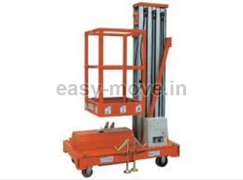 Easy Move Electric Polished Aluminum Work Platform, for Industrial, Load Capacity : 250 Kg