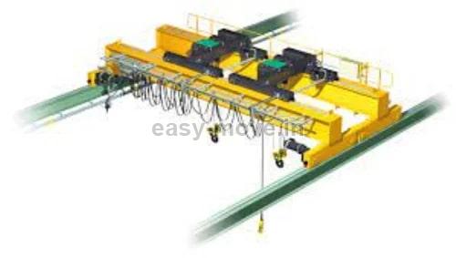 Yellow Cast Iron Double Girder EOT Crane, Load Capacity : 10 Ton