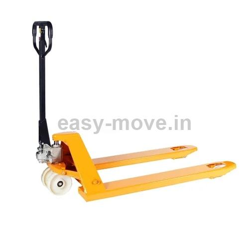 Hydraulic Hand Pallet Truck, for Moving Goods, Color : Yellow