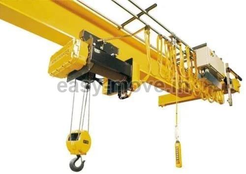 Yellow Cast Iron Single Girder EOT Crane, Load Capacity : 5 Ton