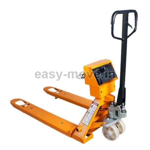 Easy Move Yellow Hydraulic Weighing Pallet Truck, For Moving Goods, Capacity : 2000 Kg