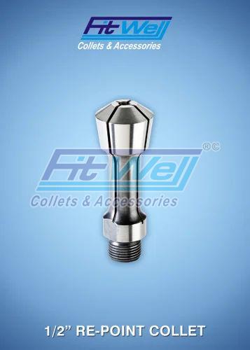 Grinding Finish Spring Steel 1/2 Diamond Repoint Collet