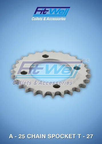 Non Polished Iron 27 T Chain Sprocket, Feature : Durable