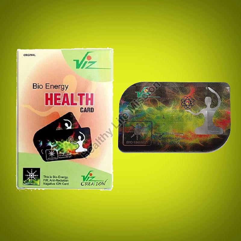 Rectangular Glossy bio energy card, for Medical, Feature : Easy To Use, Lightweight, Pocket Friendly