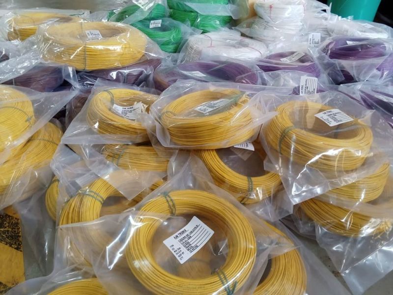 Multi Colour 0.50 Sqmm Abc Cable, For Industrial, Feature : Crack Free, Durable, High Ductility