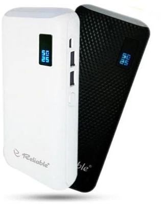 White Rectangular 10000 - 20000 mAH Power Bank, for Charging Phone, Power Source : Electric