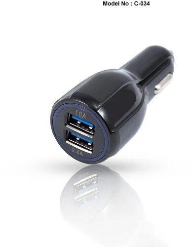 Reliable Black 0.40g 2.4 Amp Car Charger