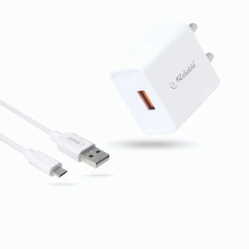 Reliable 2.4A Single USB Charger, Power Output : 5W