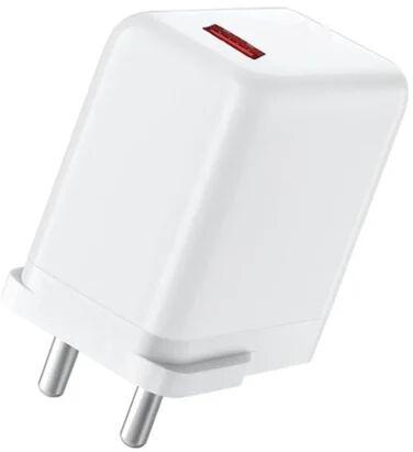 White Super Vooc Mobile Charger