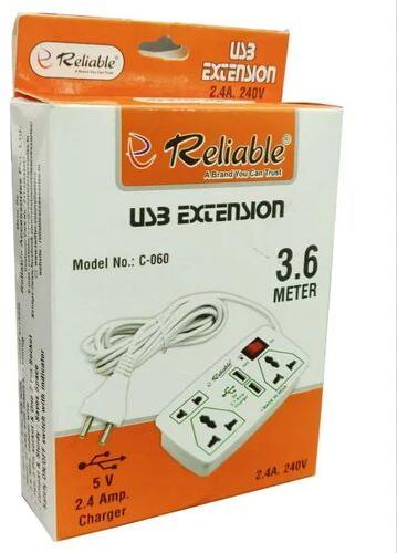White Reliable USB Extension