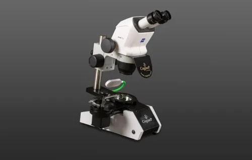 White 220V LED Electricity Zeiss Diamond Microscope, for Science Lab