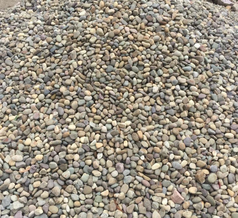 River Pebble Stones Mix Color Natural Stone Garden Landscaping Decoration Landscaping Pathway Wholes