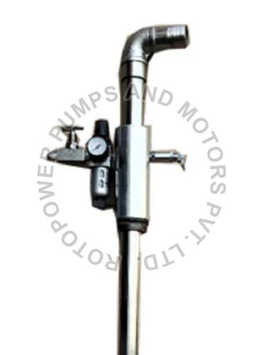 Stainless Steel Rotopower Pneumatic Barrel Pump, Material Of Construction : Ss-316