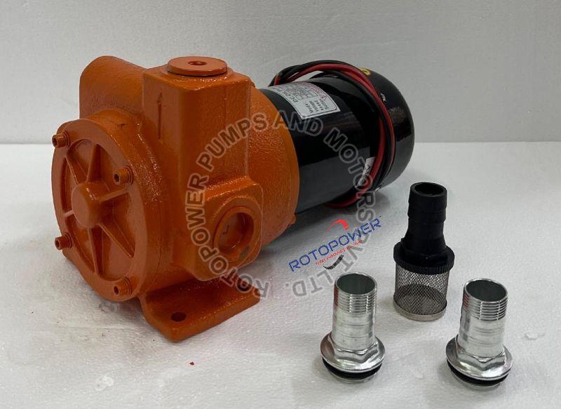 Black / Orange DC Jumbo Fuel Transfer Pump, Feature : Heavy Power