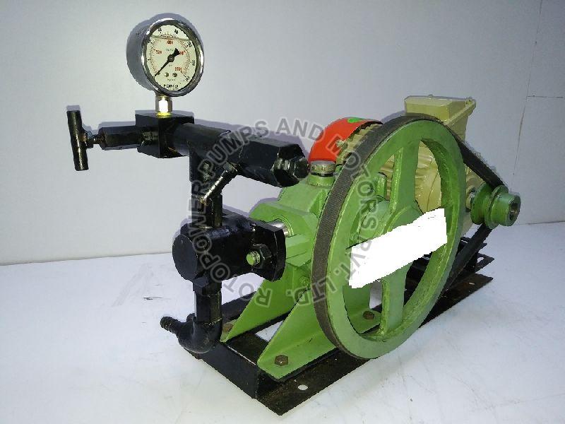 Semi Automatic Motor Operated Hydraulic Test Pump, Pressure : High Pressure