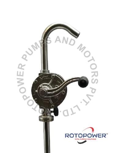 Rotopower Stainless Steel Barrel Pump Ss-316, For Draw Liquid From Drum, Capacity : 300 Ml Per Rotation