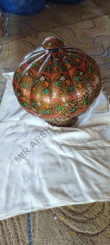 Round Printed Fruit Bowl with Lid, for Gift Purpose, Hotel, Restaurant, Home, Size : Multisizes
