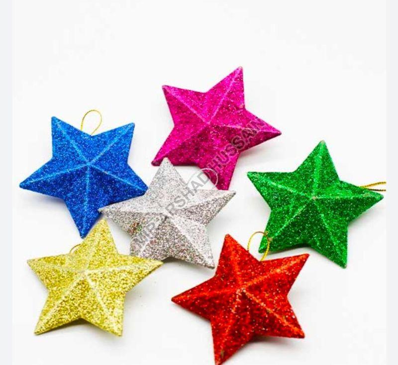 Plain Paper Decorative Glittering Stars, for Christamas Home, Home Decoration, Technics : Handmade