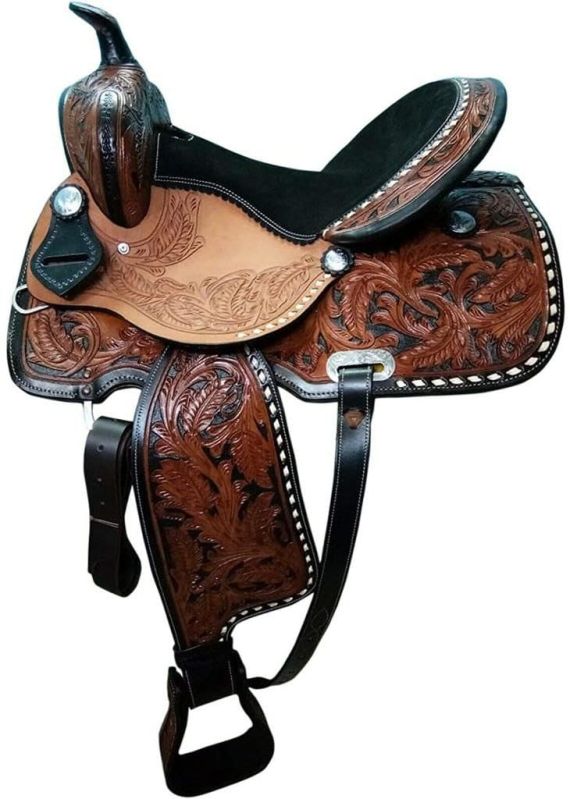 Leather Horse Premium Western Saddle