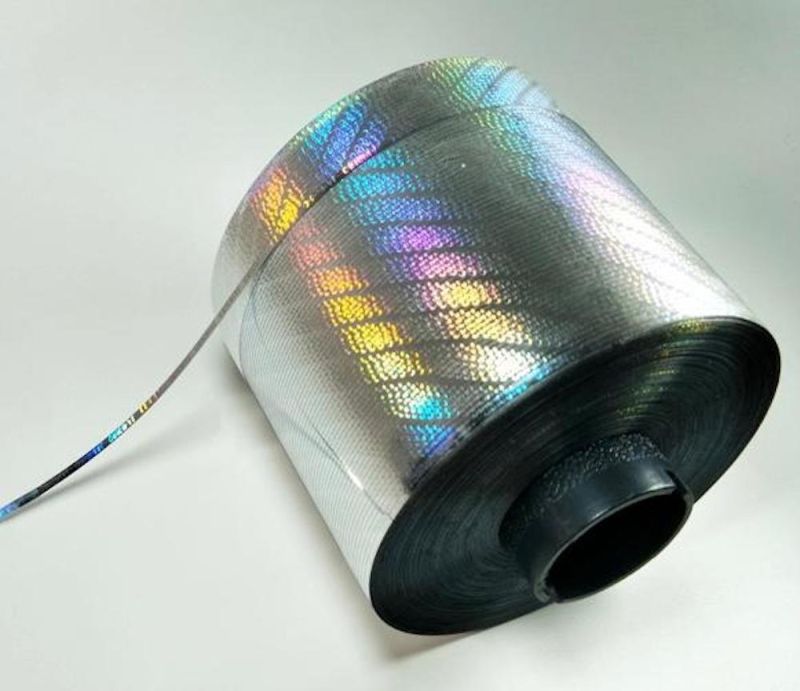 Polyester Silver Holographic Tear Tape