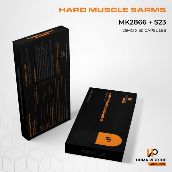 Huma Peptides Hard Muscle Sarms Capsules, Packaging Type : Box
