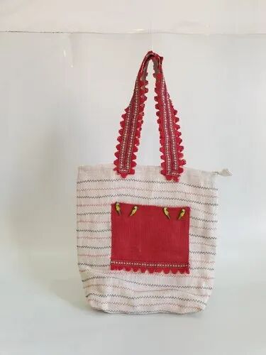 Designer Jute Shoulder Bag