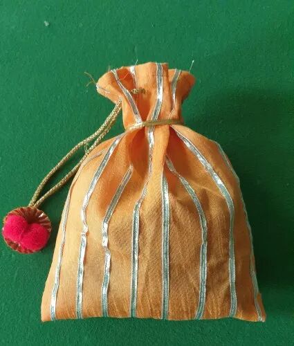 Raw Silk Potli Bag