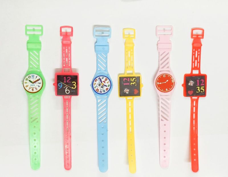 Rectangle Kids Watches 2 in 1, for Home, School, Feature : Attractive Look, Light Weight