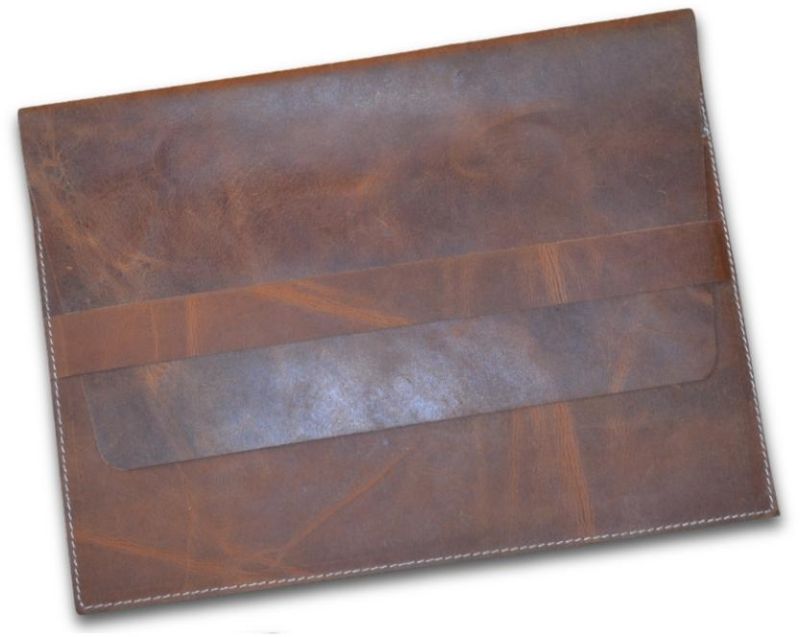 Leather Plain Laptop Sleeves, Size : 13-14inch