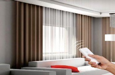 White Plain Automatic Curtain Operator, for Window, Hotel, Hospital, Home, Doors, Size : Multisizes